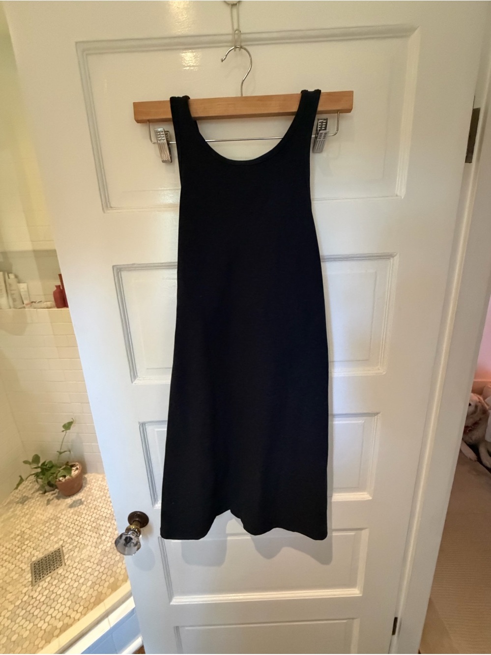 Beyond Yoga Spacedye Racerback Dress Black [XL] - Like New